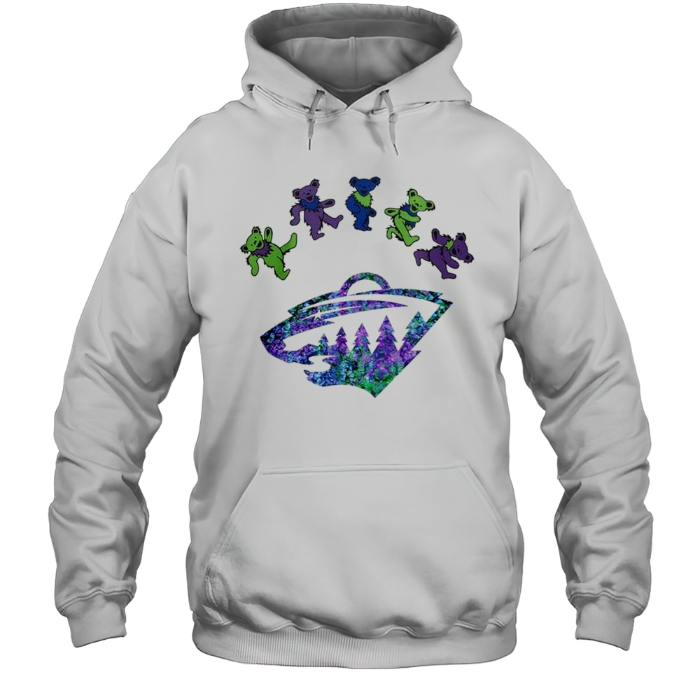 Minnesota Wild NHL X Grateful Dead Night 2025 Hockey Shirt Unisex Hoodie