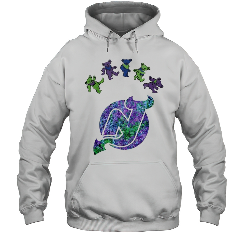 New Jersey Devils X Grateful Dead Night 2025 Hockey Shirt Unisex Hoodie
