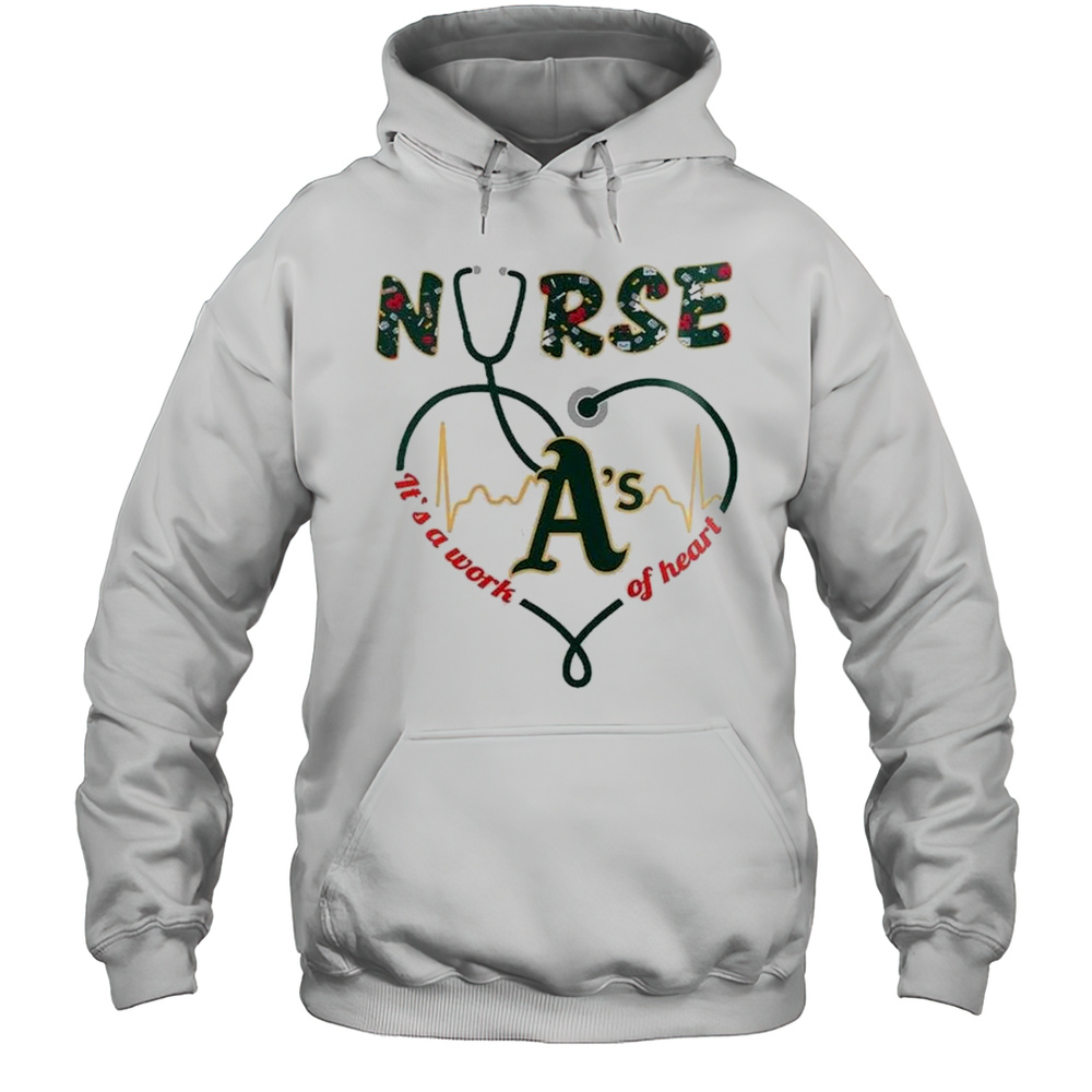 Oakland Athletics Nurses Appreciation Night 2025 Baseball Shirt Unisex Hoodie