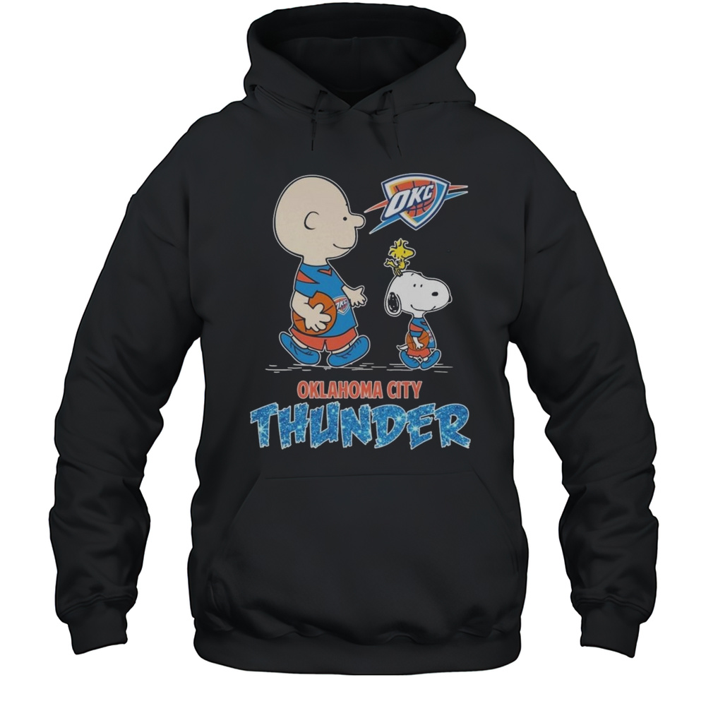 Oklahoma City Thunder Peanuts Snoopy 2025 Shirt Unisex Hoodie