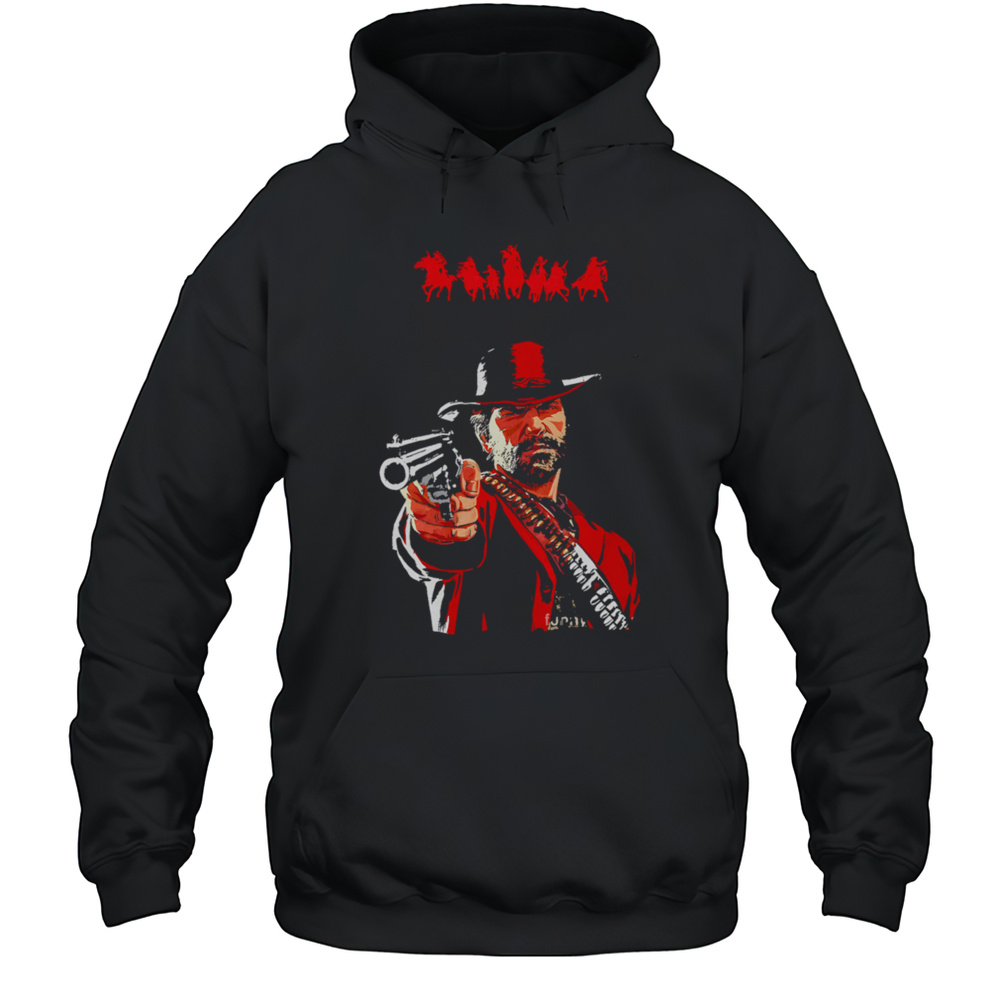 Outlaw Arthur Morgan Oversized Wash Shirt Unisex Hoodie