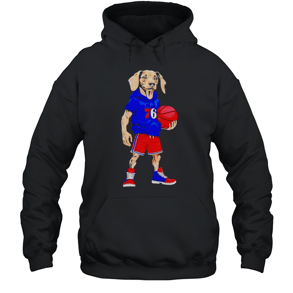 Philadelphia 76ers X Dachshund Dogs Shirt Unisex Hoodie