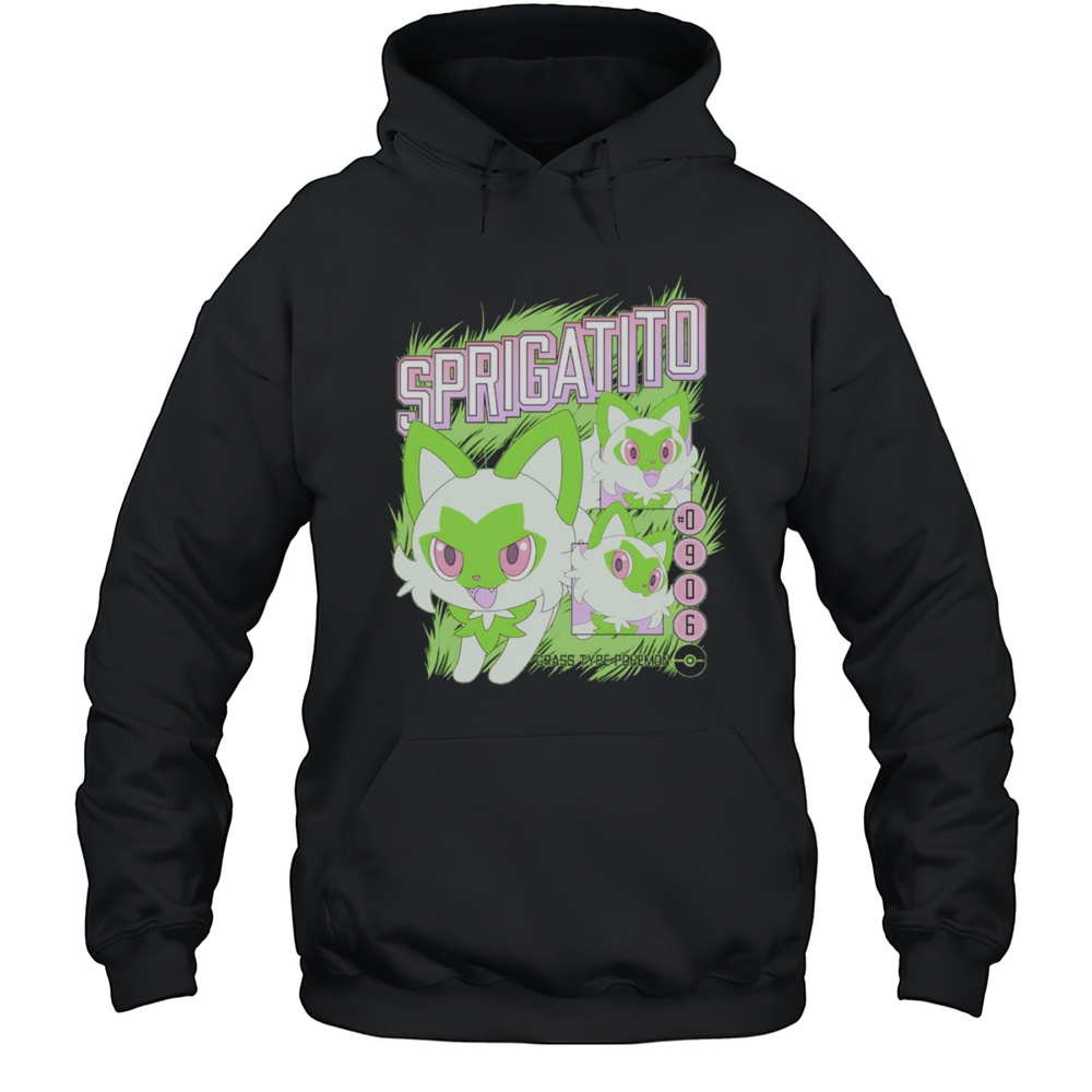 Pokemon Sprigatito Grass Type Shirt Unisex Hoodie
