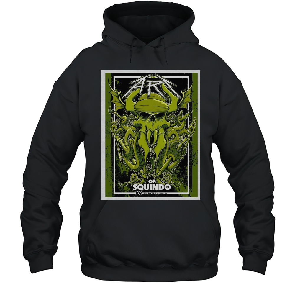 Poster The Art Of Squindo 104 Seasons Of Metallica Art Fri April 25 2025 T-shirt Unisex Hoodie
