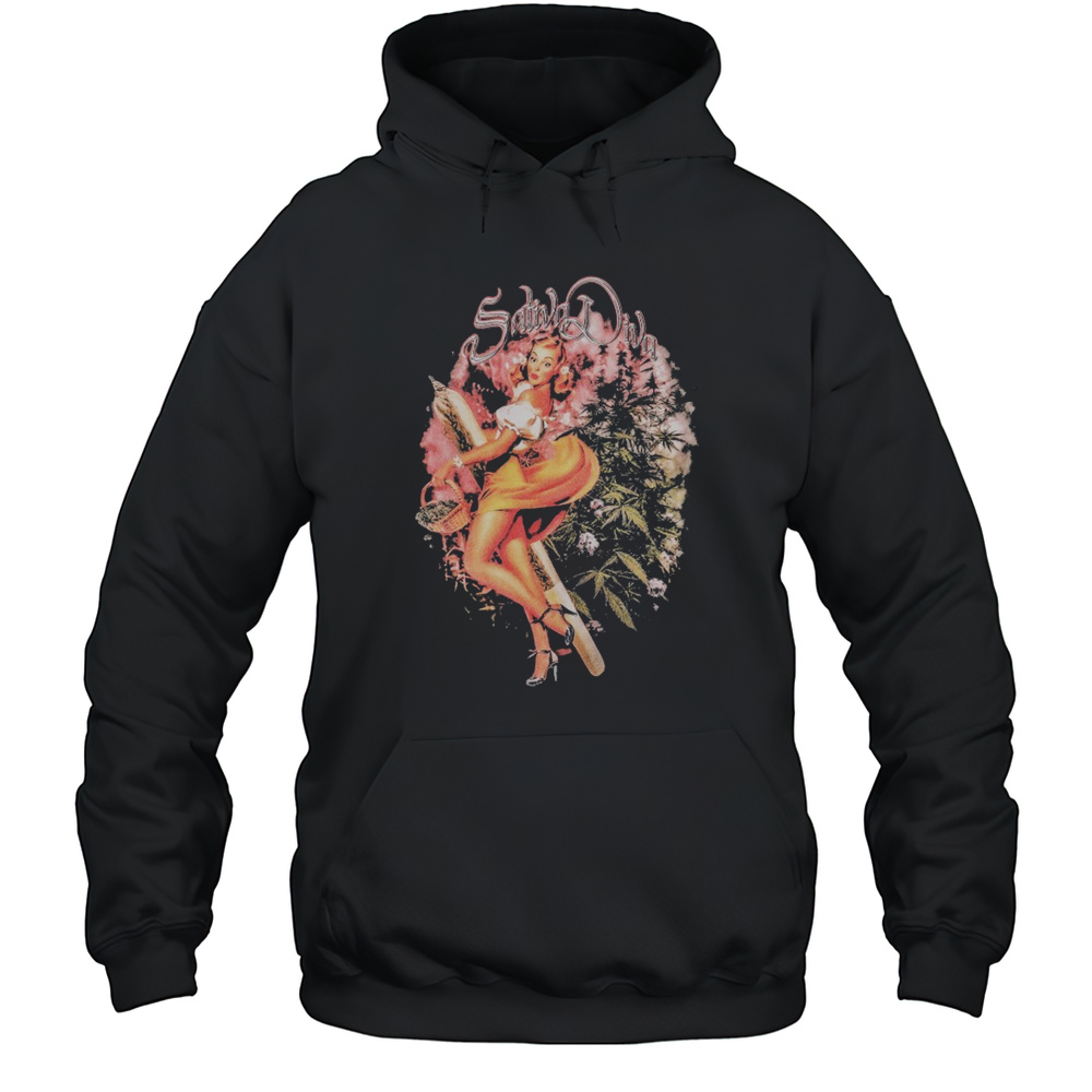 Sativa Diva Pinup T-Shirt Unisex Hoodie