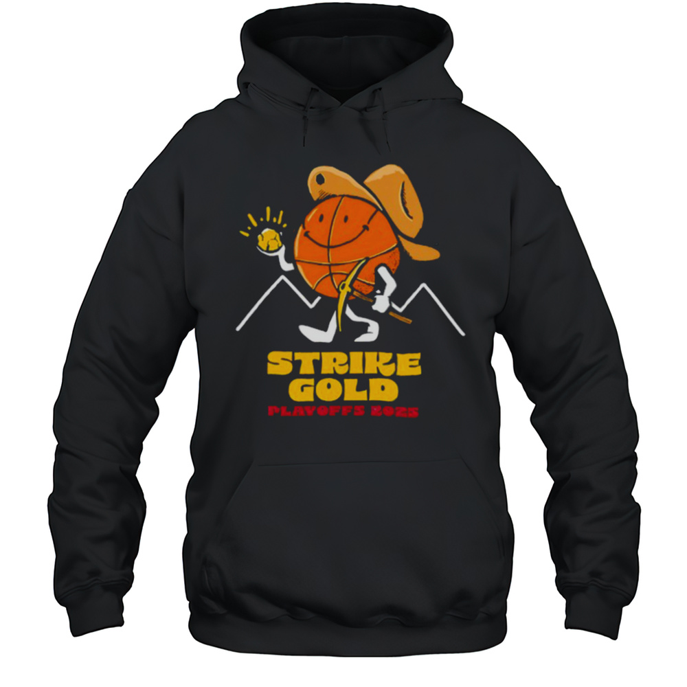 Strike Gold Basketball Playoff 2025 Shirt Unisex Hoodie