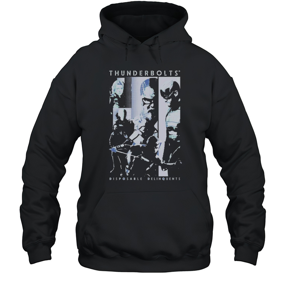 Thunderbolts Disposable Delinquents Marvel T-Shirt Unisex Hoodie