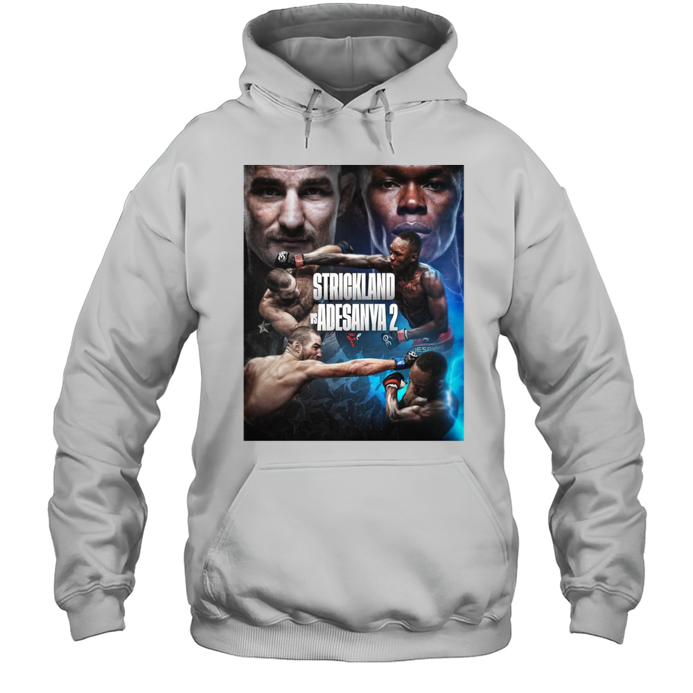 UFC Sean Strickland Vs David Goggins Full Violence Tim Welch 2025 Poster T-shirt Unisex Hoodie