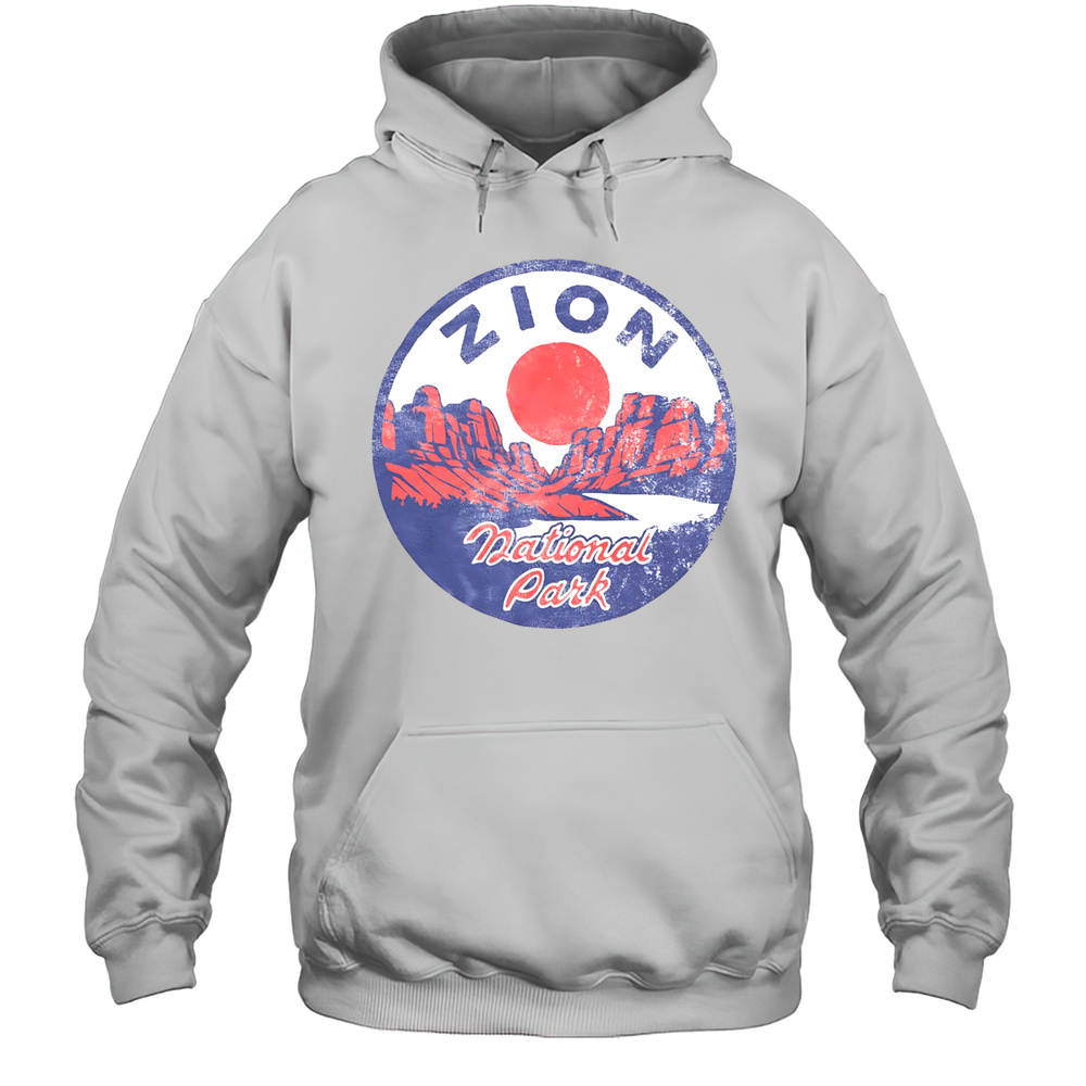 Zion National Park Vintage Shirt Unisex Hoodie