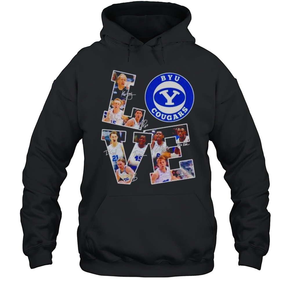 BYU Cougars Love Players Signatures Shirt Unisex Hoodie