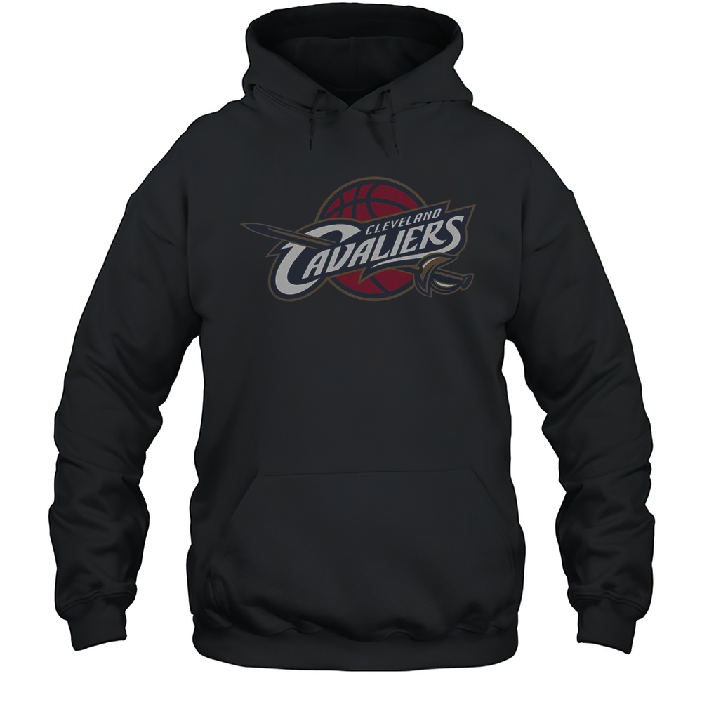 Cleveland Cavaliers Hardwood Classics Logo Pullover T-Shirt Unisex Hoodie