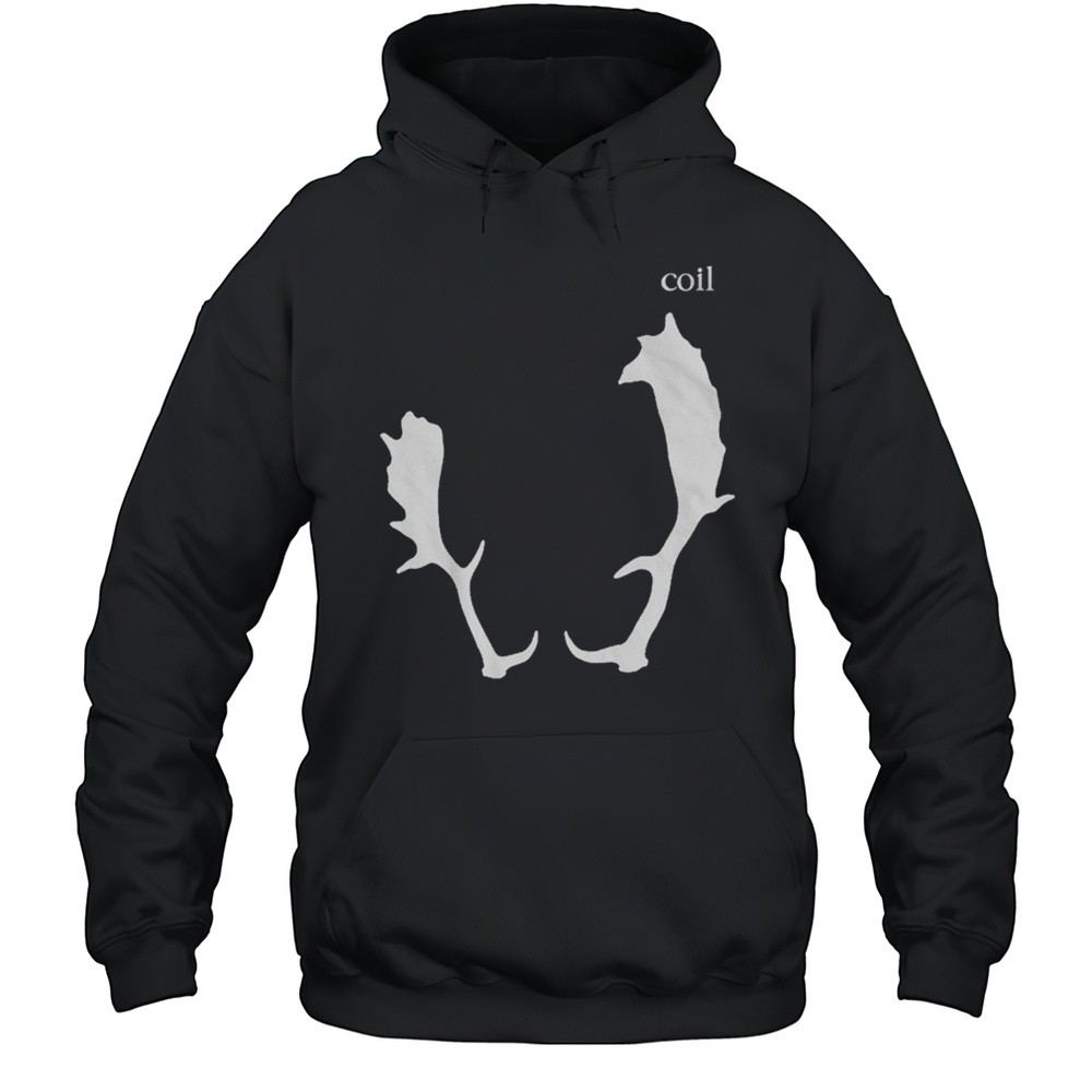 Coil Black Antlers T-shirt Unisex Hoodie