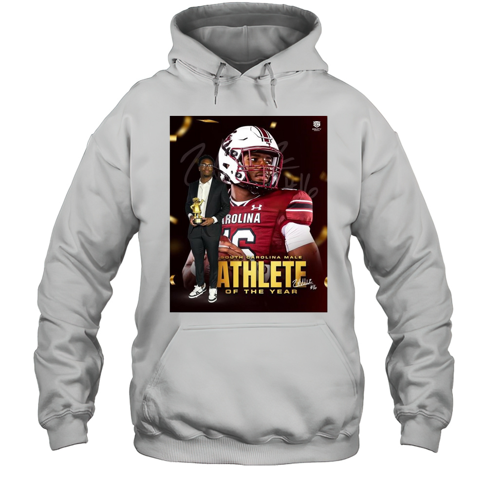 Congratulations LaNorris Sellers South Carolina Male Male Athlete Of The Year Signature T-shirt Unisex Hoodie