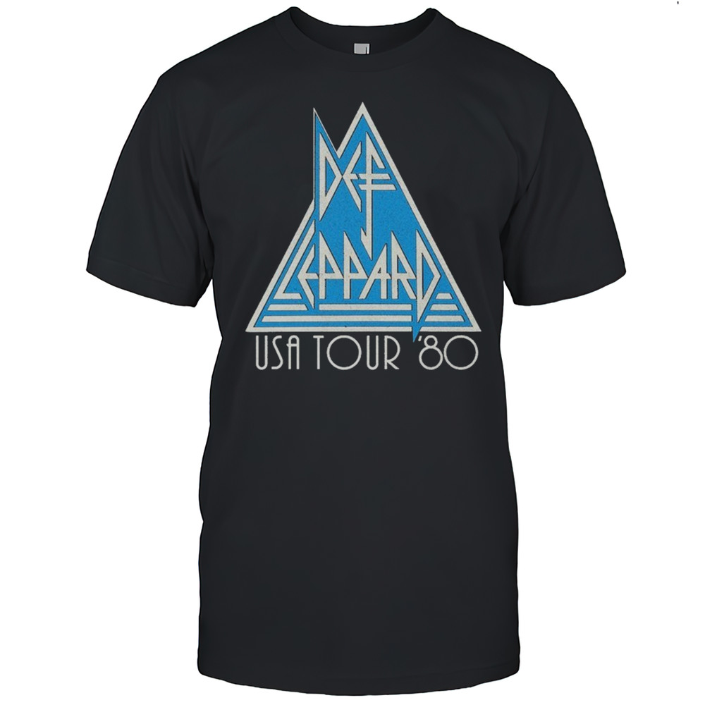 Def Leppard USA Tour 80 T-shirt