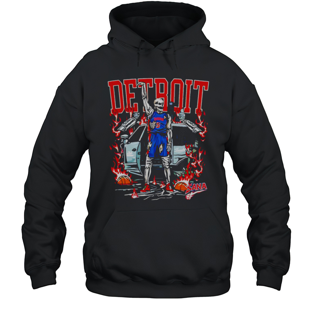 Detroit Pistons Sana X Malik Beasley Shirt Unisex Hoodie