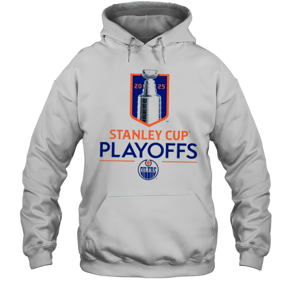 Edmonton Oilers 2025 Stanley Cup Playoffs Trophy Shirt Unisex Hoodie