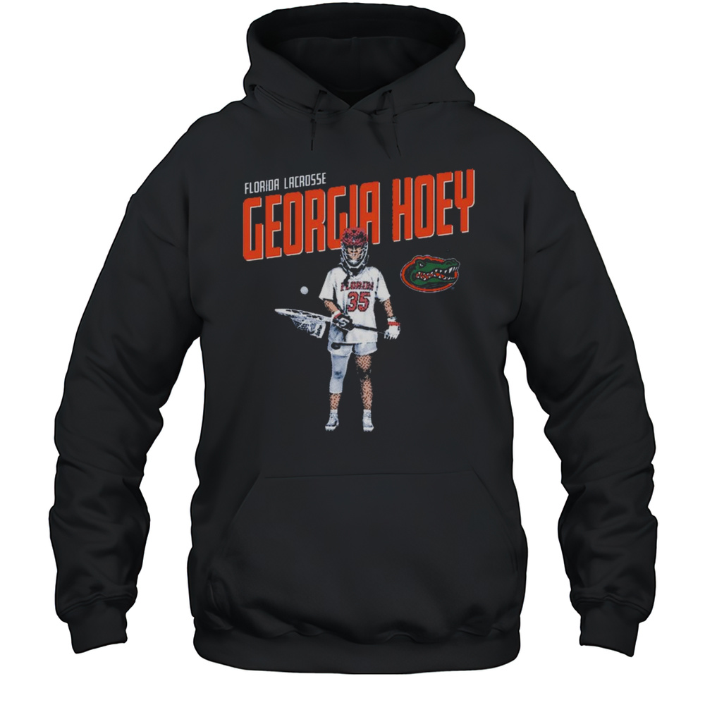 Georgia Hoey Florida Gators Lacrosse NCAA Division I 2025 Painting T-shirt Unisex Hoodie