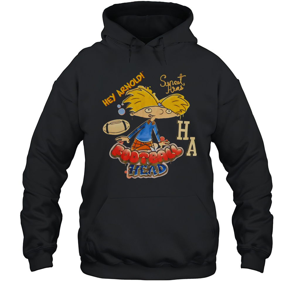 Hey Arnold Football Head Shirt Unisex Hoodie