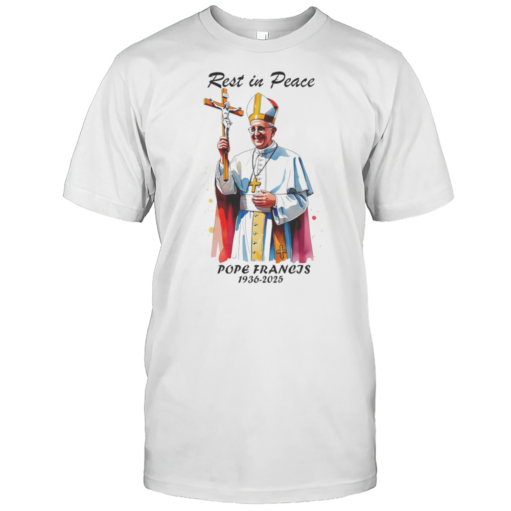 Honoring Pope Francis Catholic Memorial Tribute Shirt
