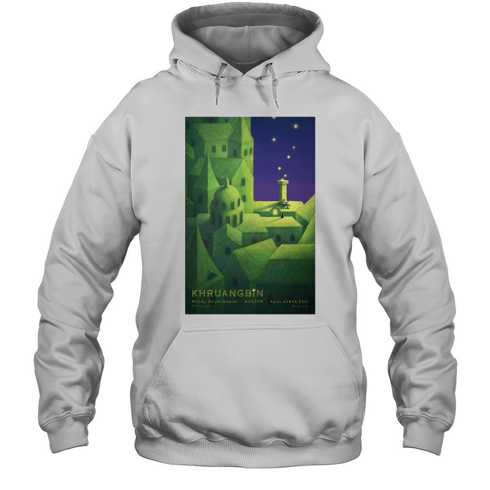 Khruangbin Moody Amphitheater Austin TX April 22 And 23 2025 Concert T-shirt Unisex Hoodie