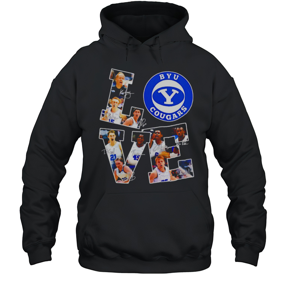 Love BYU Cougars Fans Signature Shirt Unisex Hoodie
