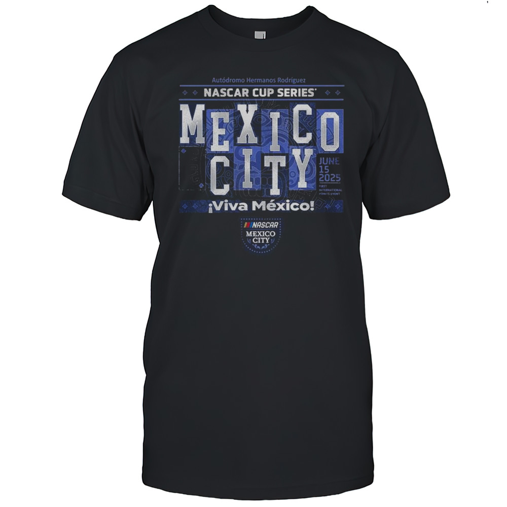 NASCAR Black Mexico City Race Event Shirt
