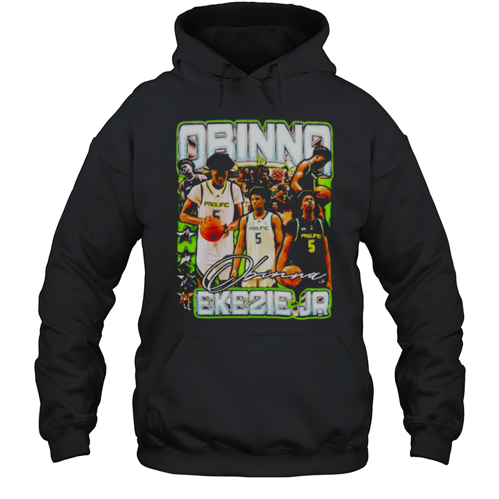 Obinna Ekezie Jr Prolific Basketball Player Collage Shirt Unisex Hoodie