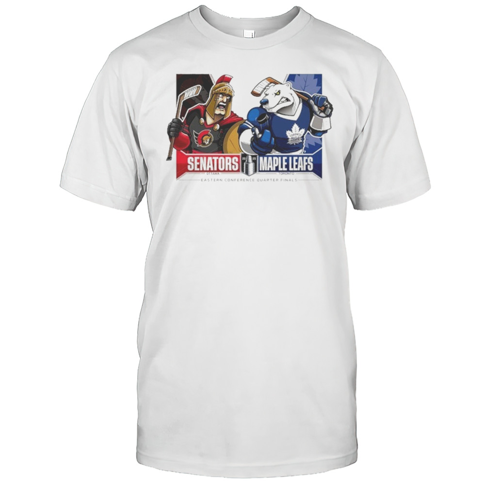 Ottawa Senators Vs Toronto Maple Leafs 2025 Eastern Conference Quarter Finals Shirt