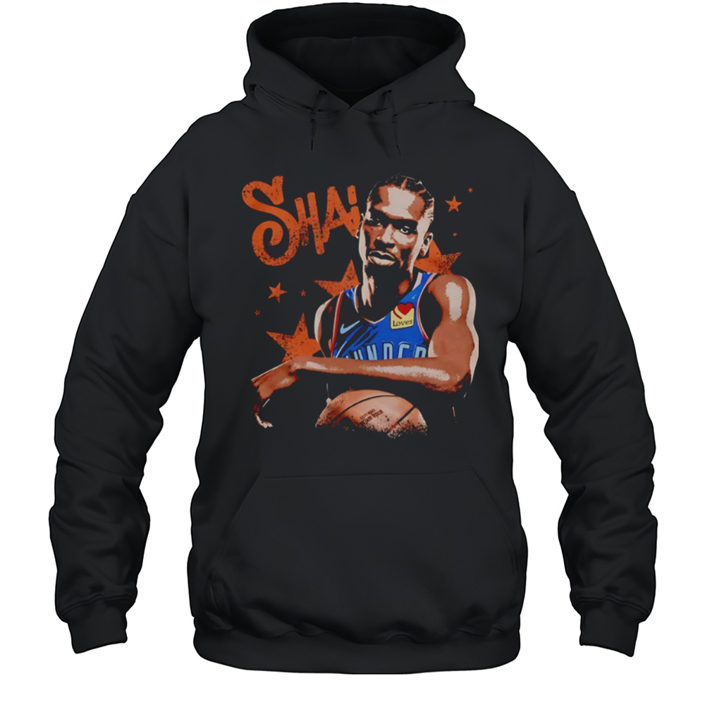 Shai Gilgeous Alexander Oklahoma City Thunder NBA Playoffs Shirt Unisex Hoodie