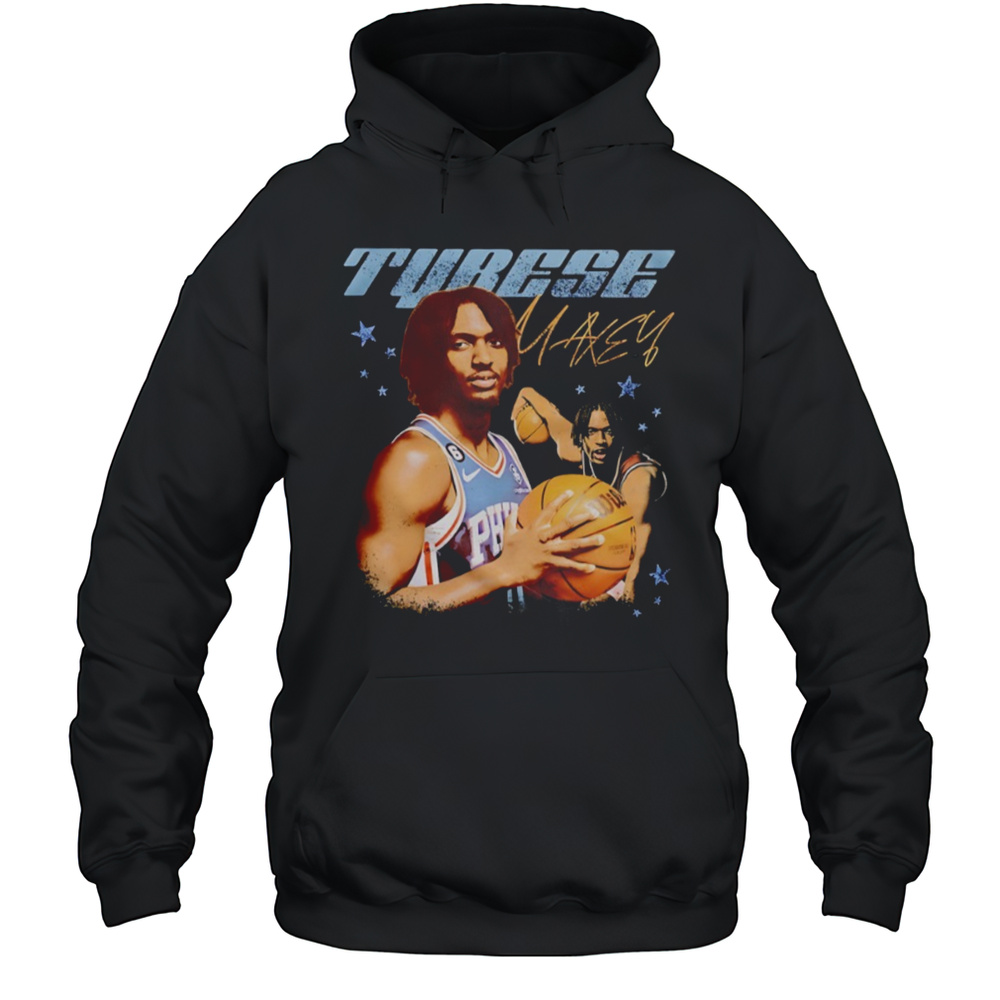 Tyrese Maxey Philadelphia 76ers Basketball Vintage Shirt Unisex Hoodie