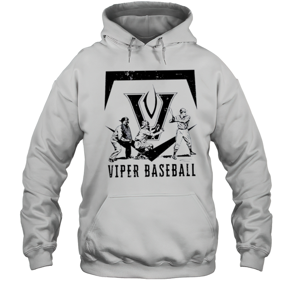 Vandegrift Vipers Baseball Batter Logo Shirt Unisex Hoodie