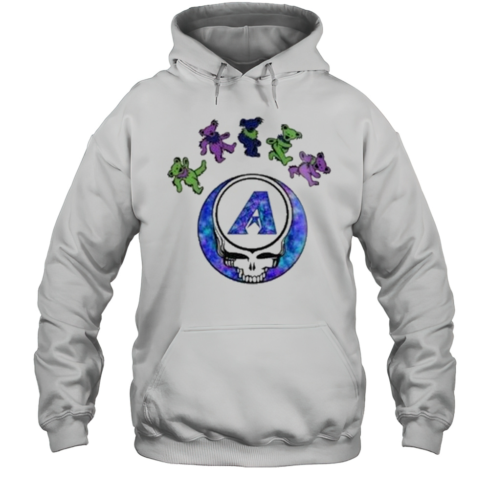 Arizona Diamondbacks 2025 Skull Grateful Dead Night Baseball Shirt Unisex Hoodie