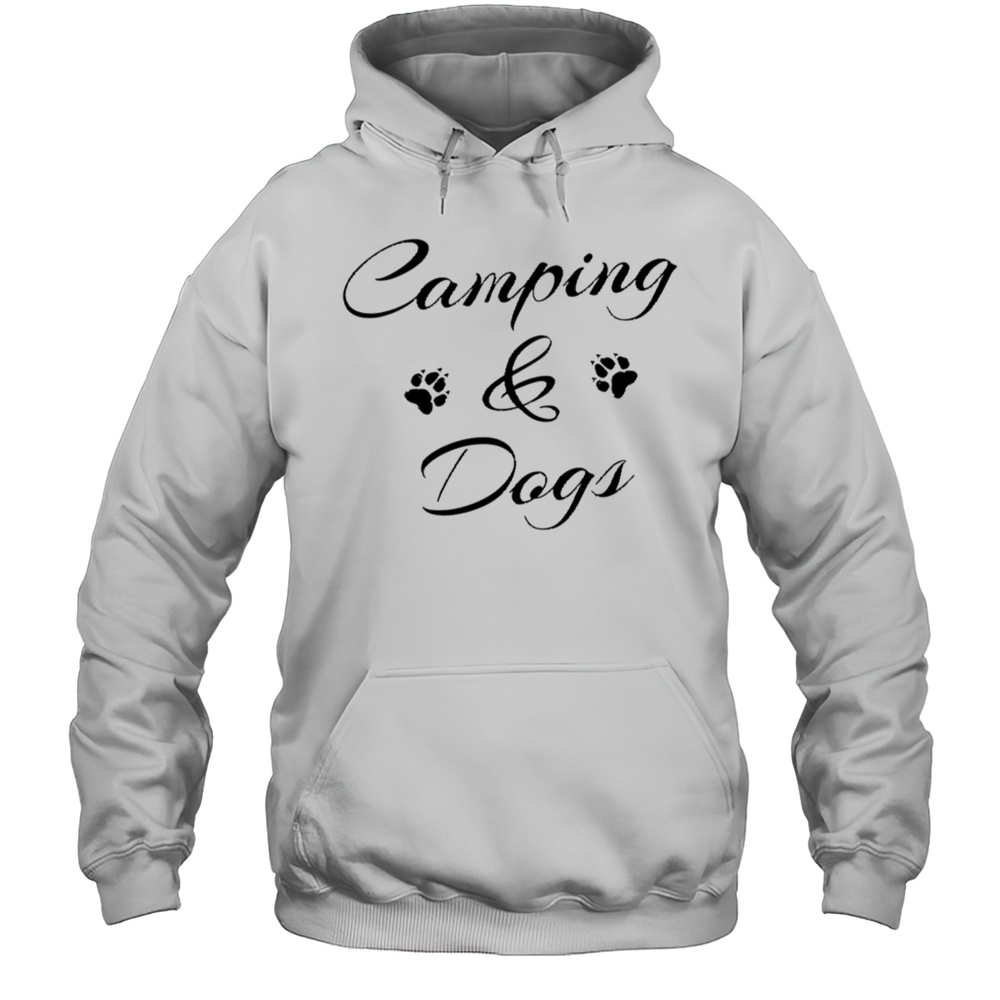 Camping And Dogs Shirt Unisex Hoodie
