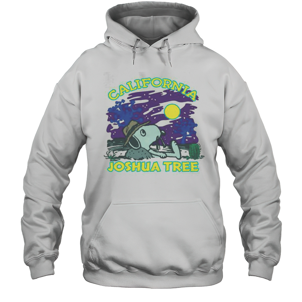 Cute Peanuts Snoopy X Joshua Tree National Park T-Shirt Unisex Hoodie