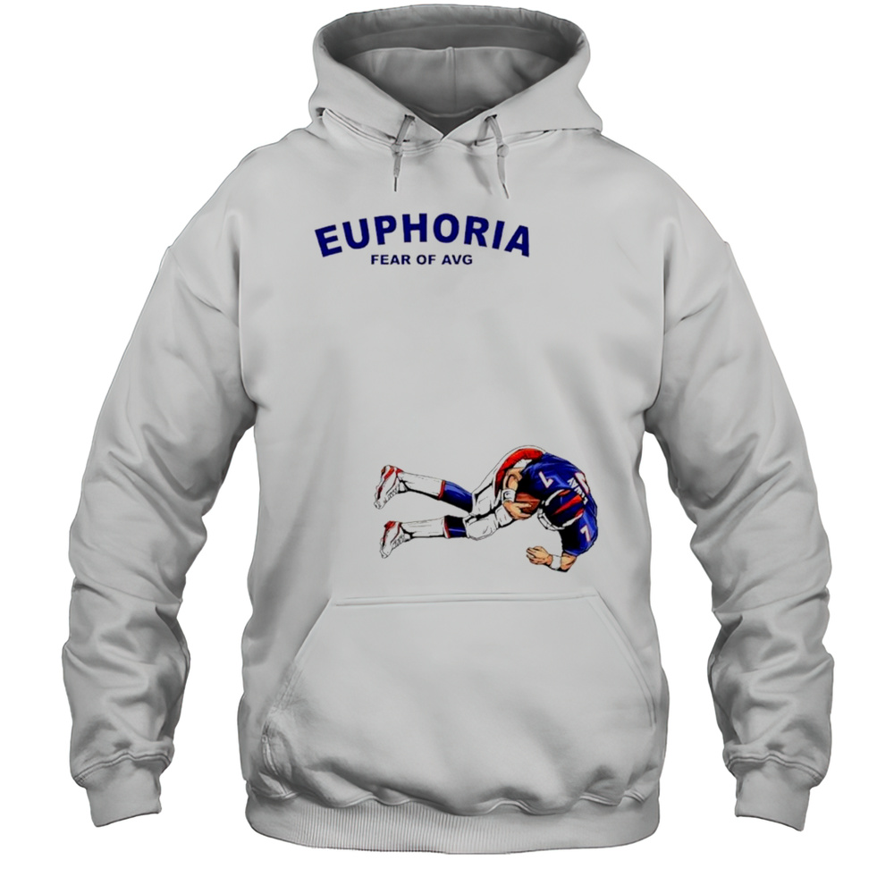 Euphoria Fear Of AVG John Albert Elway Jr. Denver Broncos T-shirt Unisex Hoodie
