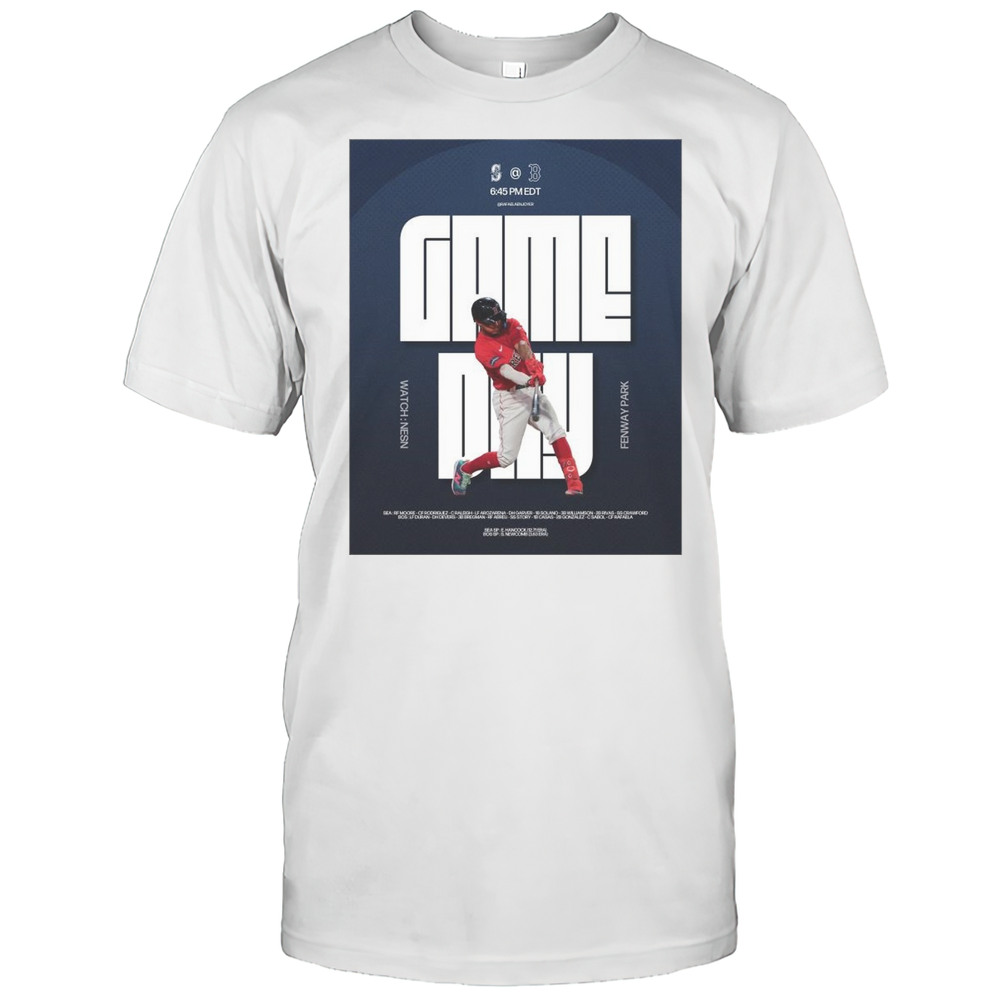 Game Day Seattle Mariners At Boston Red Sox MLB Fenway Park 2025 T-shirt