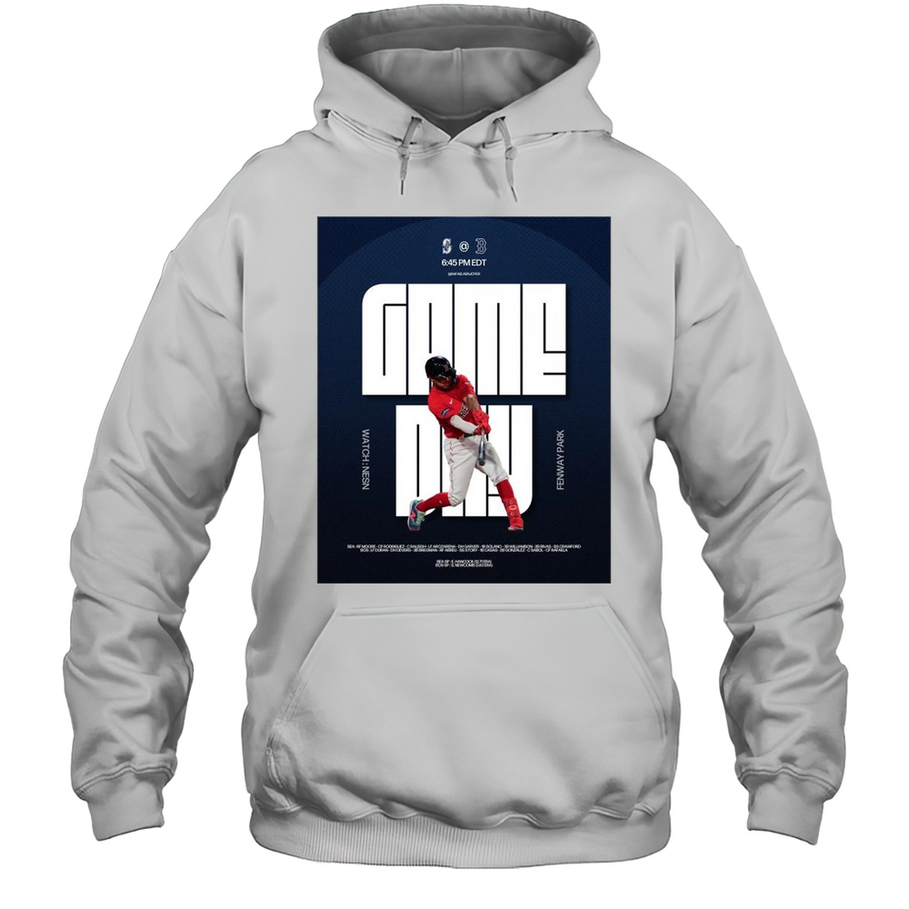 Game Day Seattle Mariners At Boston Red Sox MLB Fenway Park 2025 T-shirt Unisex Hoodie