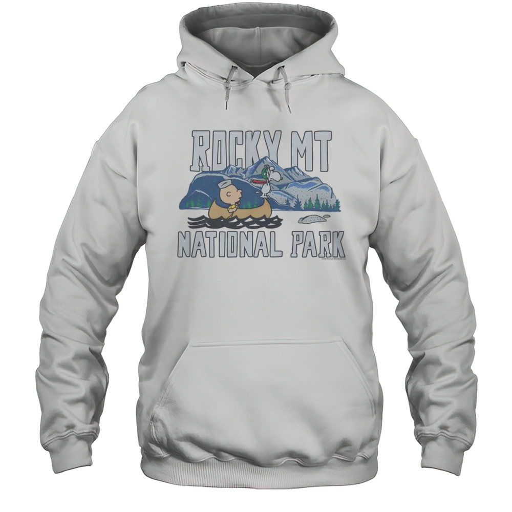 Good Peanuts Charlie Brown X Rocky Mountain National Park T-Shirt Unisex Hoodie
