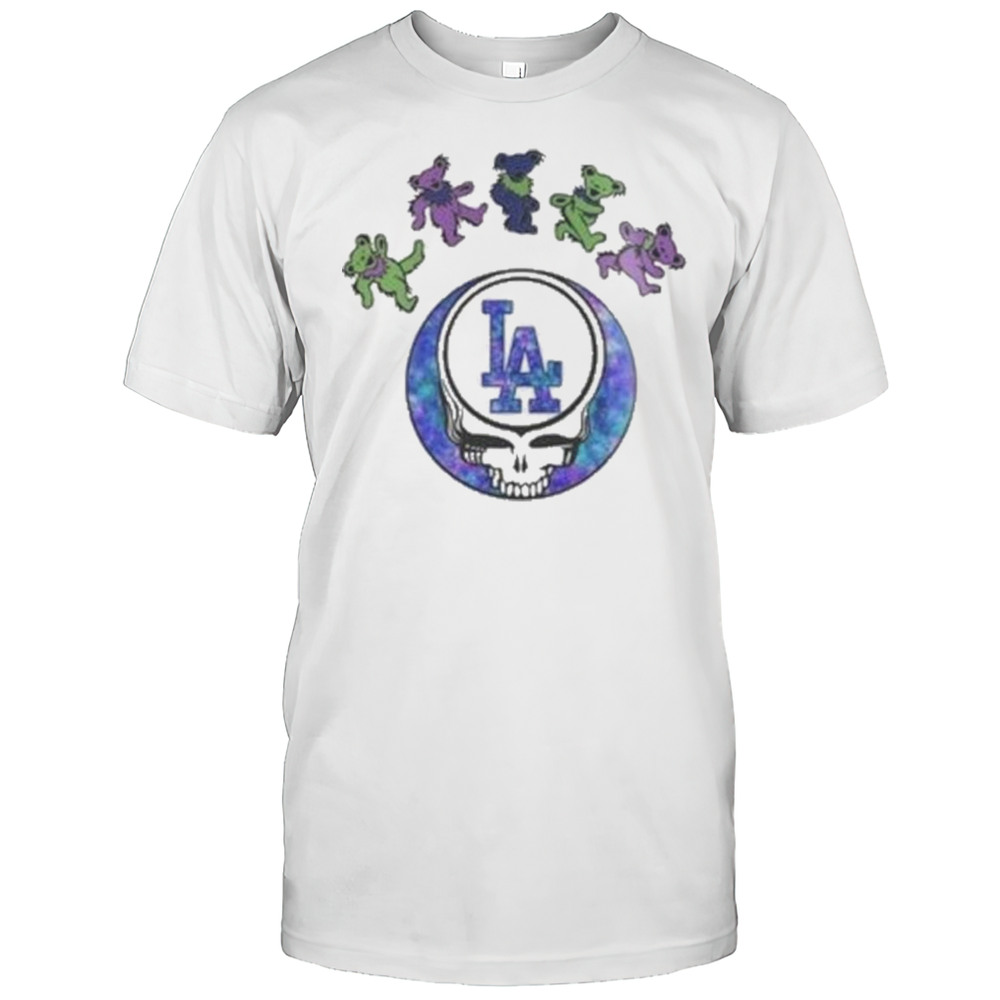 Los Angeles Dodgers 2025 Skull Grateful Dead Night Baseball Shirt