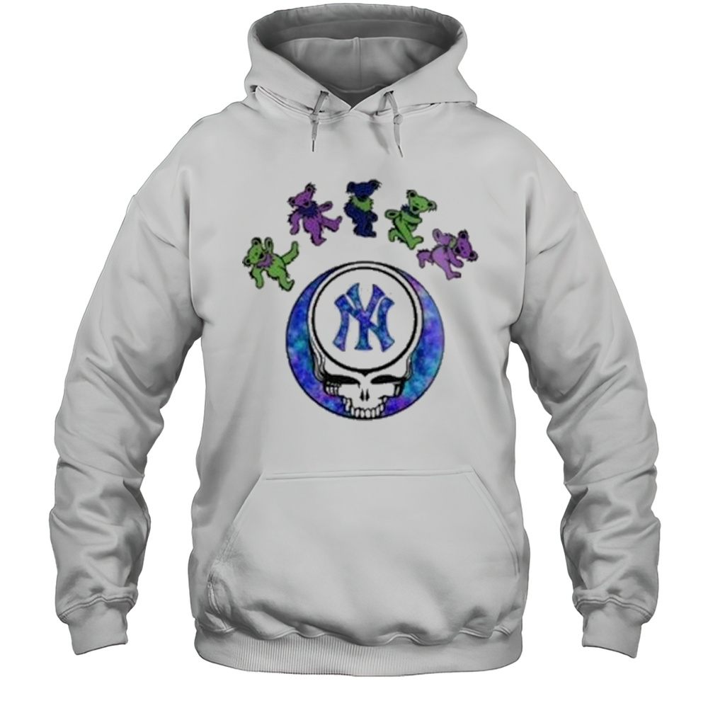 New York Yankees 2025 Skull Grateful Dead Night Baseball Shirt Unisex Hoodie