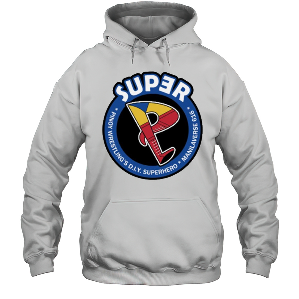 Super Pinoy Wrestlings D.i.y Superhero Manila Verse 616 Logo Shirt Unisex Hoodie