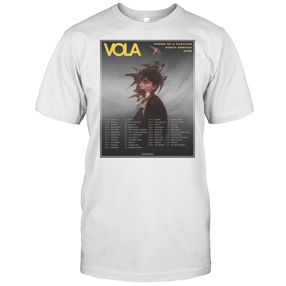 VOLA The Friend Of A Phantom North America 2025 Tour September T-shirt