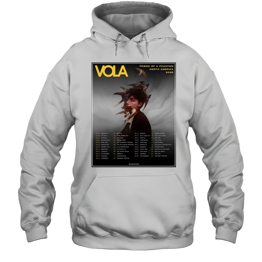VOLA The Friend Of A Phantom North America 2025 Tour September T-shirt Unisex Hoodie