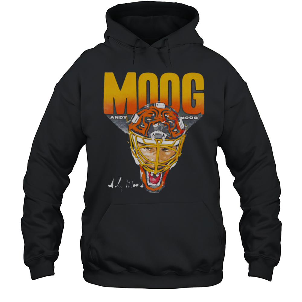 Andy Moog Boston Tiger Mask Signature Shirt Unisex Hoodie
