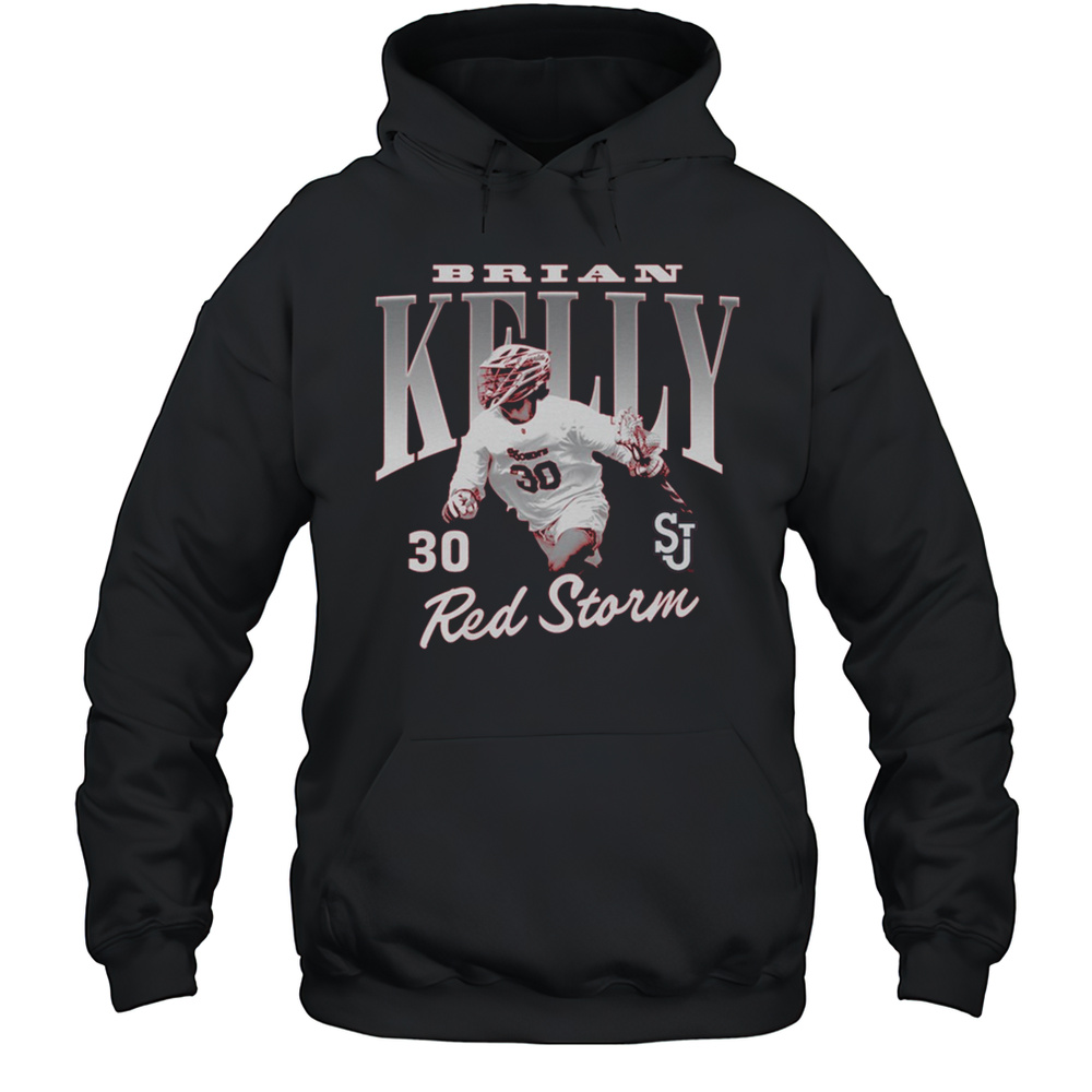 Brian Kelly Illustrated 30 St. Johns Red Storm Mens Lacrosse Ncaa Division I T-shirt Unisex Hoodie