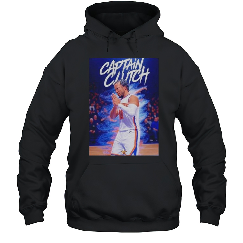 Captain Clutch Jalen Brunson Clutch Player Of The Year Shirt Unisex Hoodie