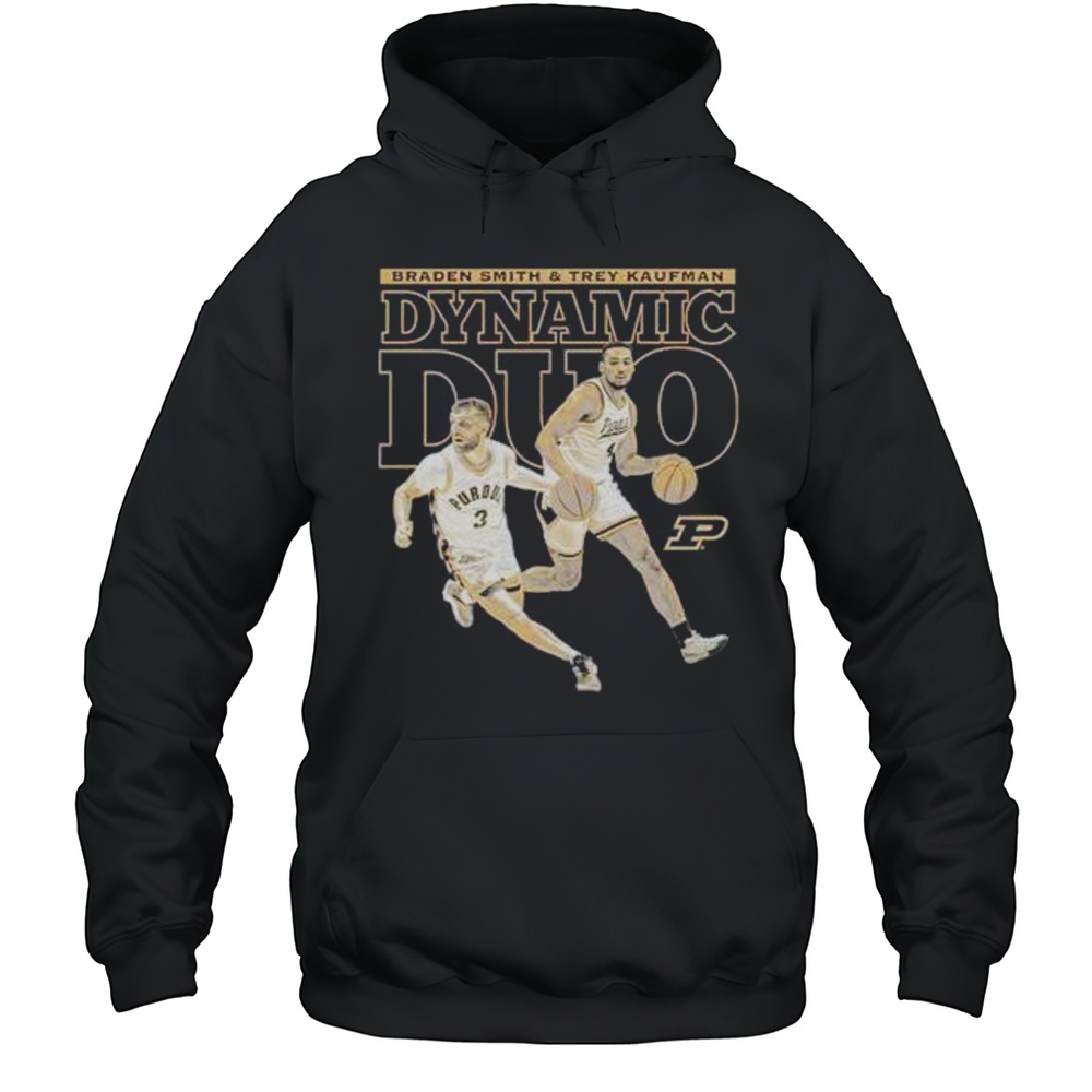 Dynamic Duo Braden Smith And Trey Kaufman Purdue Boilermakers Shirt Unisex Hoodie