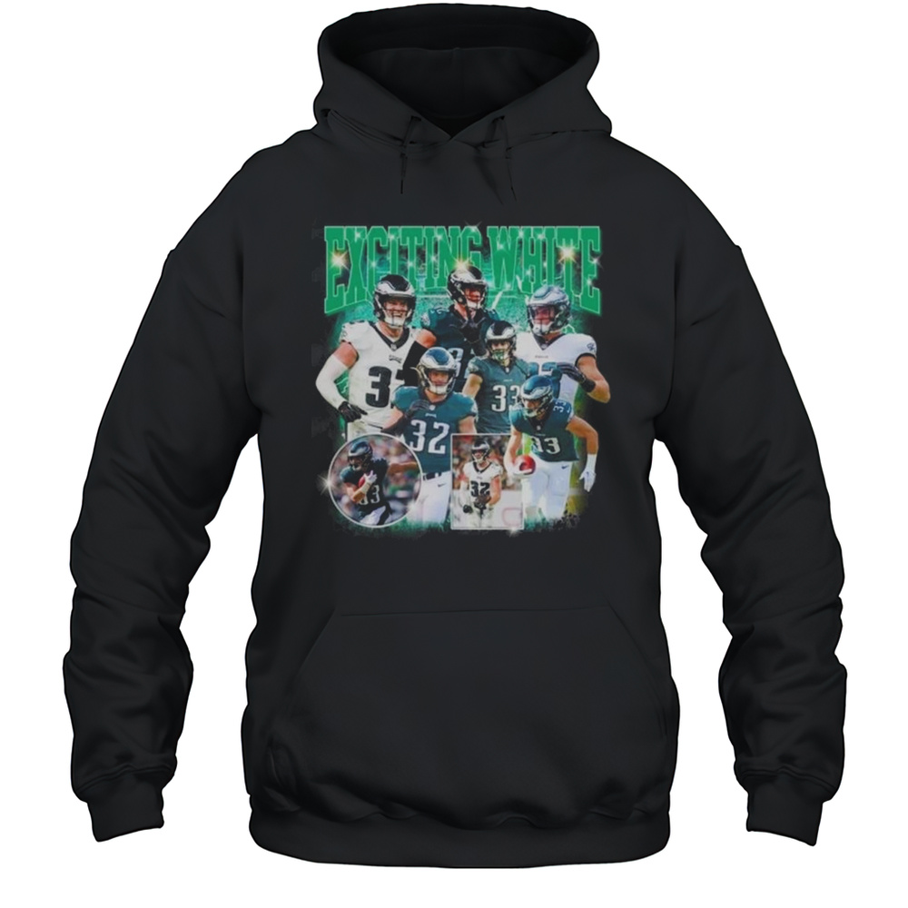 Eagles Super Bowl Champions 2025 Exciting White Shirt Unisex Hoodie