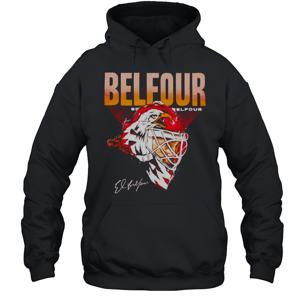Ed Belfour Chicago Eagle Mask Signature Shirt Unisex Hoodie