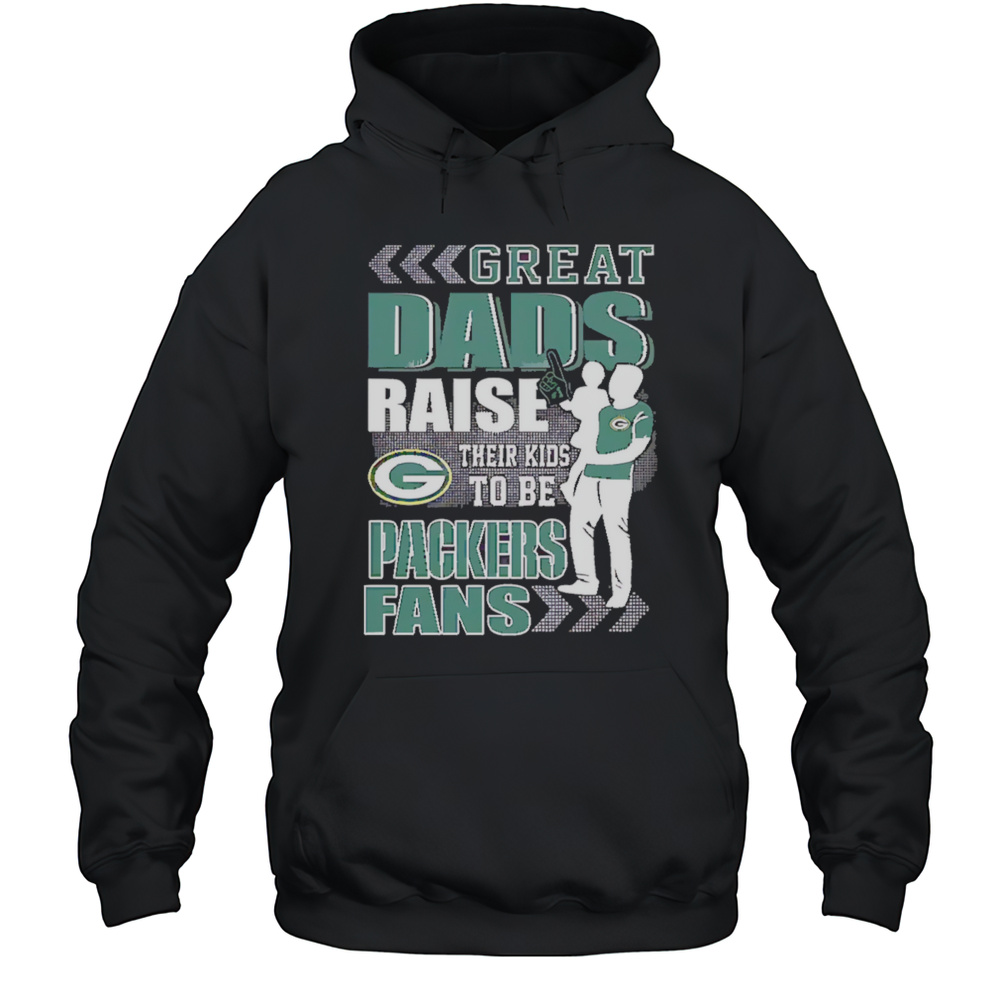 Green Bay Packers Great Dads Fathers Day Shirt Unisex Hoodie